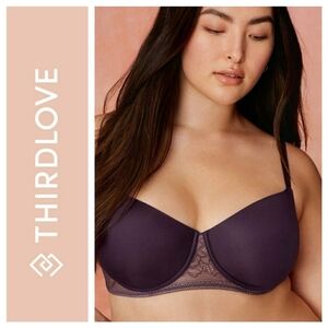 ThirdLove Graphic Lace Demi Bra - 32F US